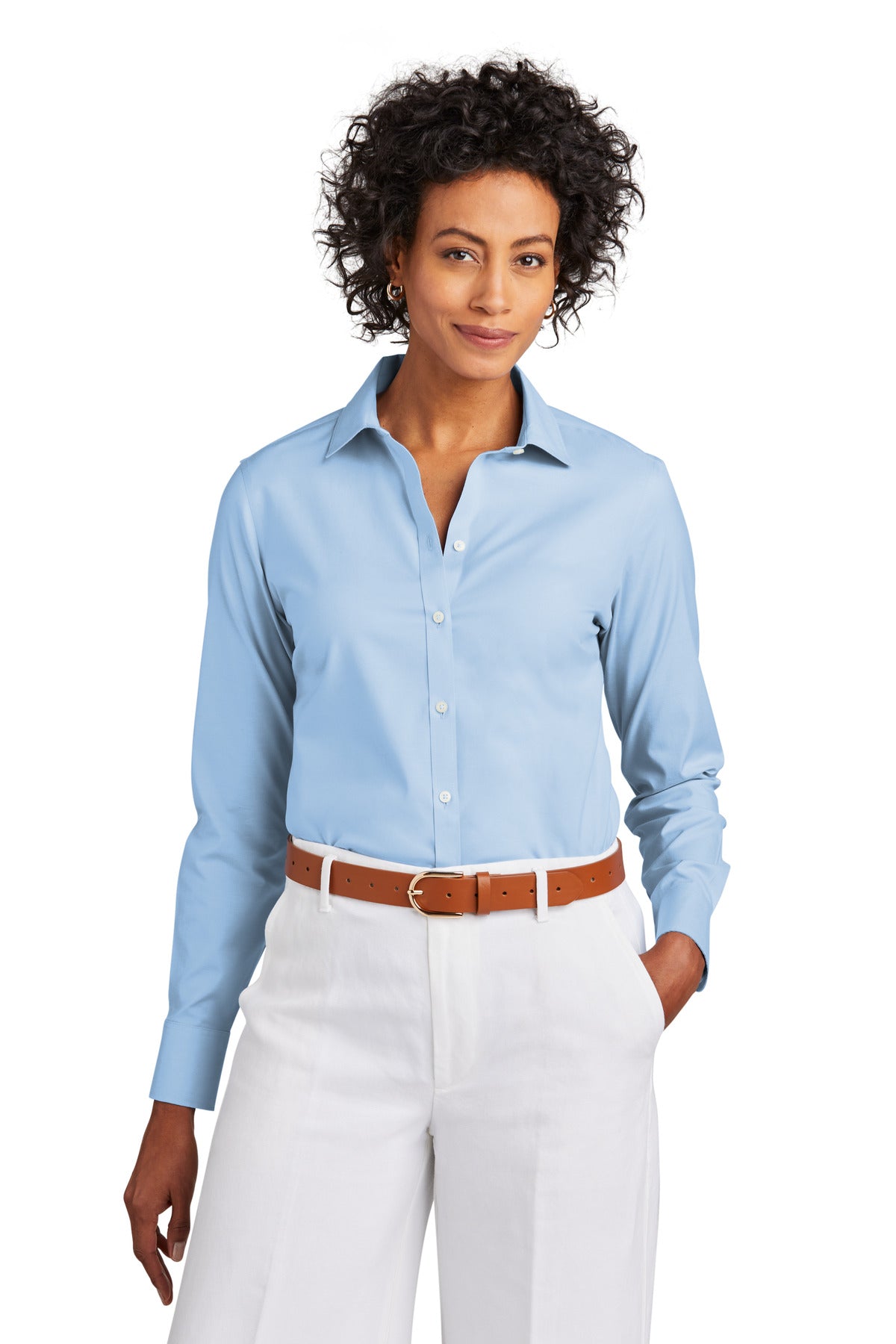 Brooks Brothers® Women's Wrinkle-Free Stretch Pinpoint Shirt