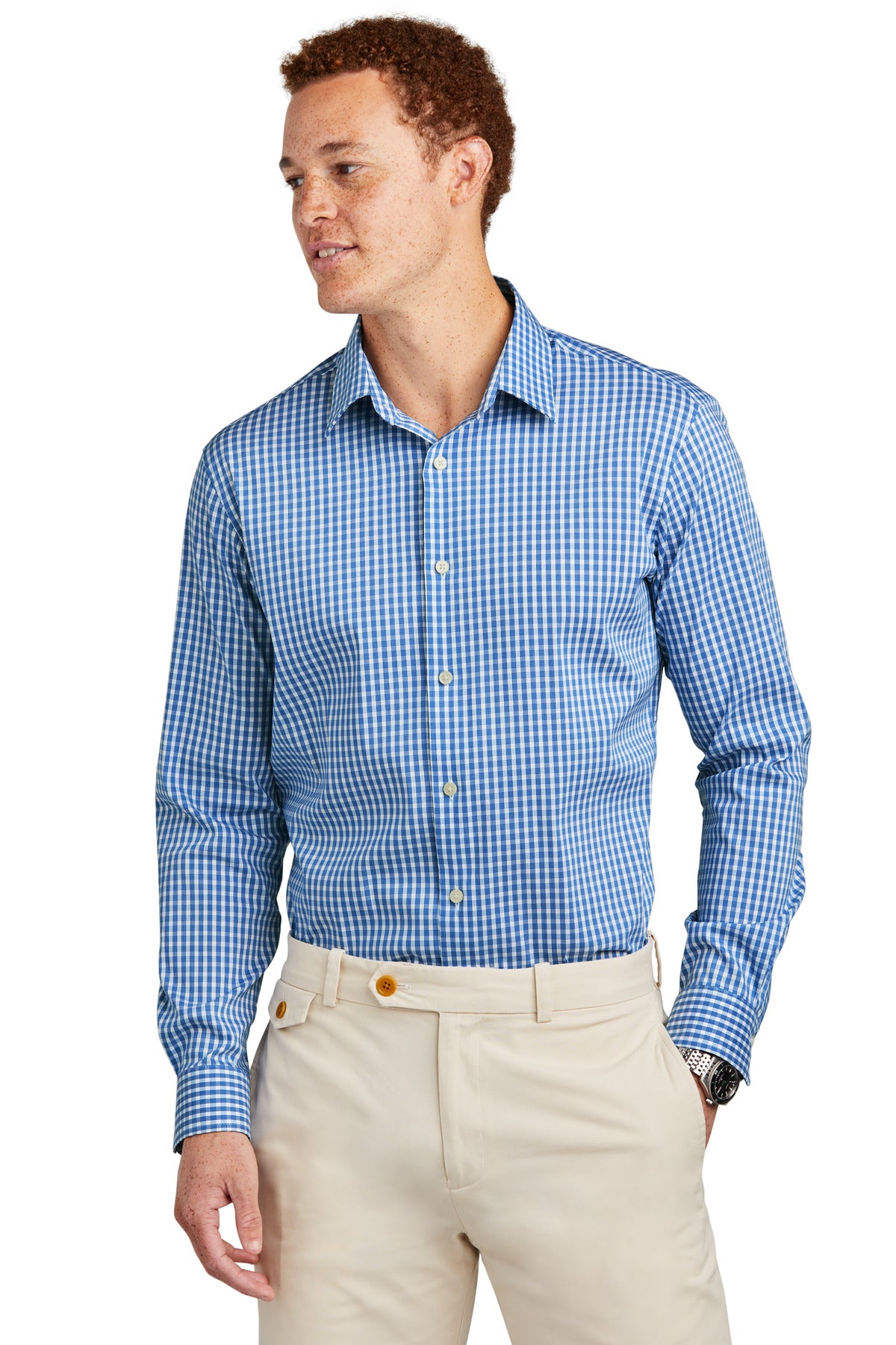 Brooks Brothers® Tech Stretch Patterned Shirt