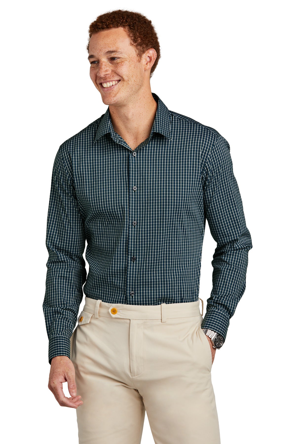 Brooks Brothers® Tech Stretch Patterned Shirt