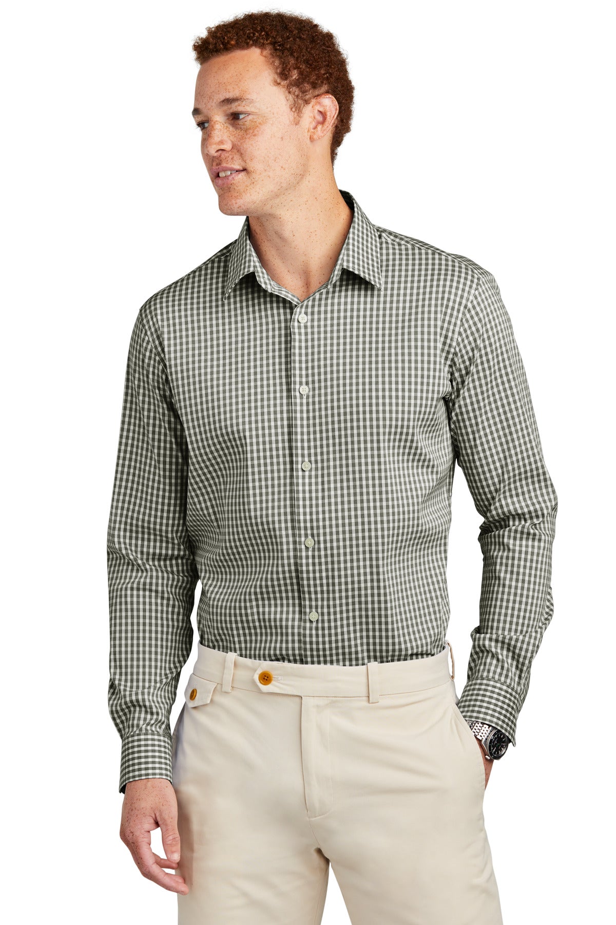 Brooks Brothers® Tech Stretch Patterned Shirt