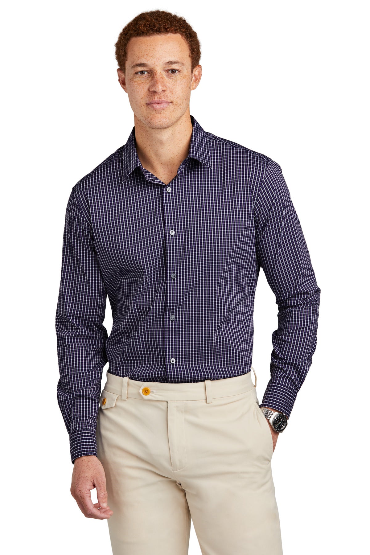 Brooks Brothers® Tech Stretch Patterned Shirt