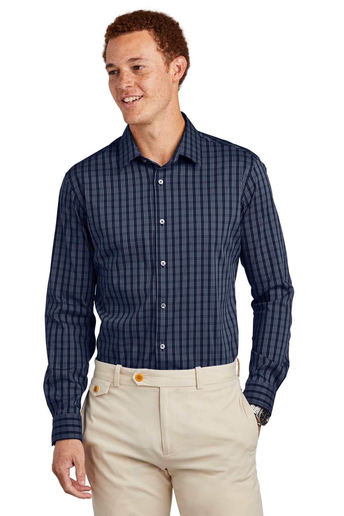 Brooks Brothers® Tech Stretch Patterned Shirt