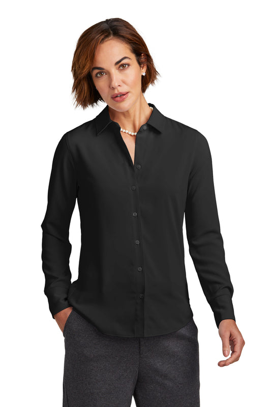 Brooks Brothers® Women's Full-Button Satin Blouse