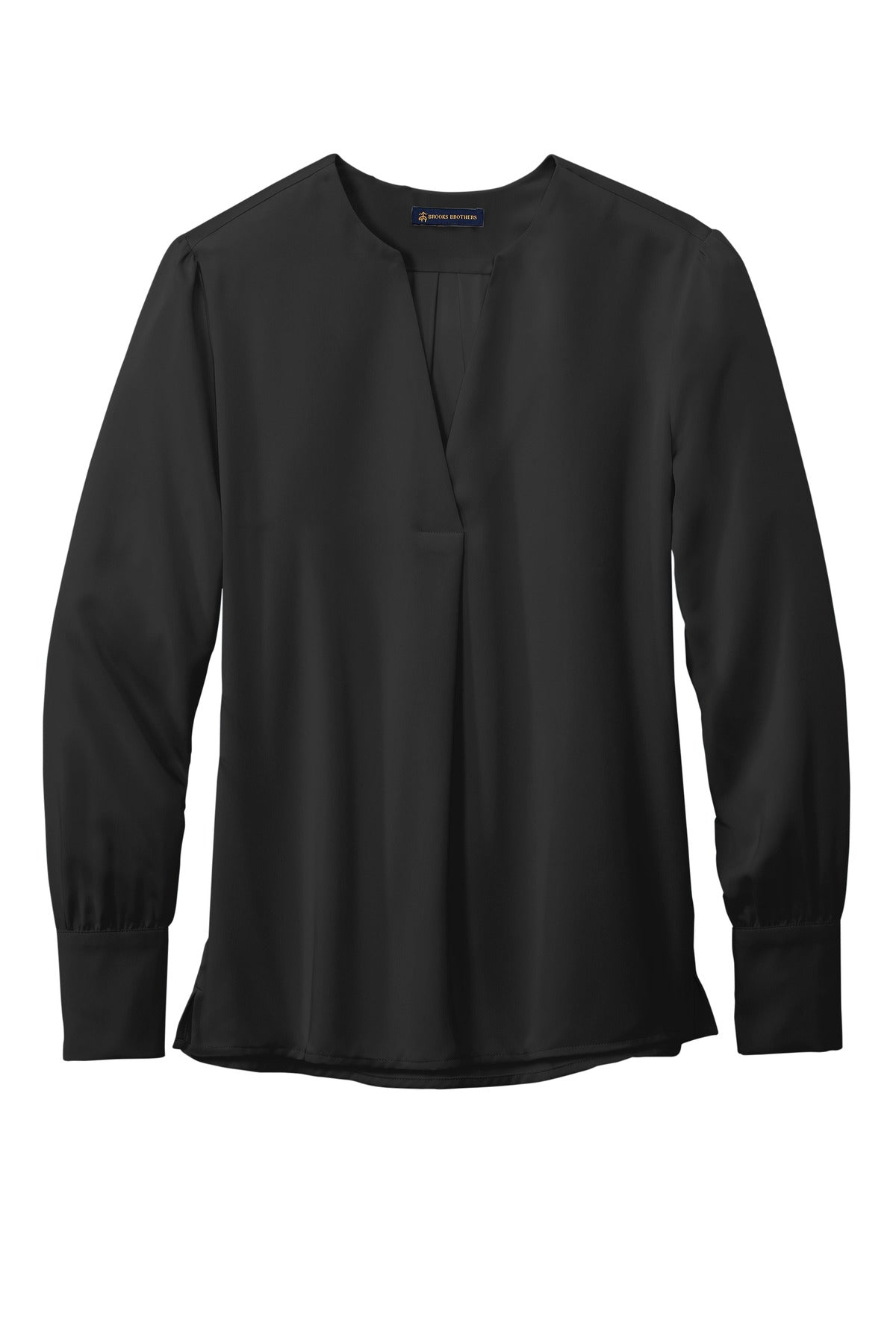 Brooks Brothers® Women's Open-Neck Satin Blouse