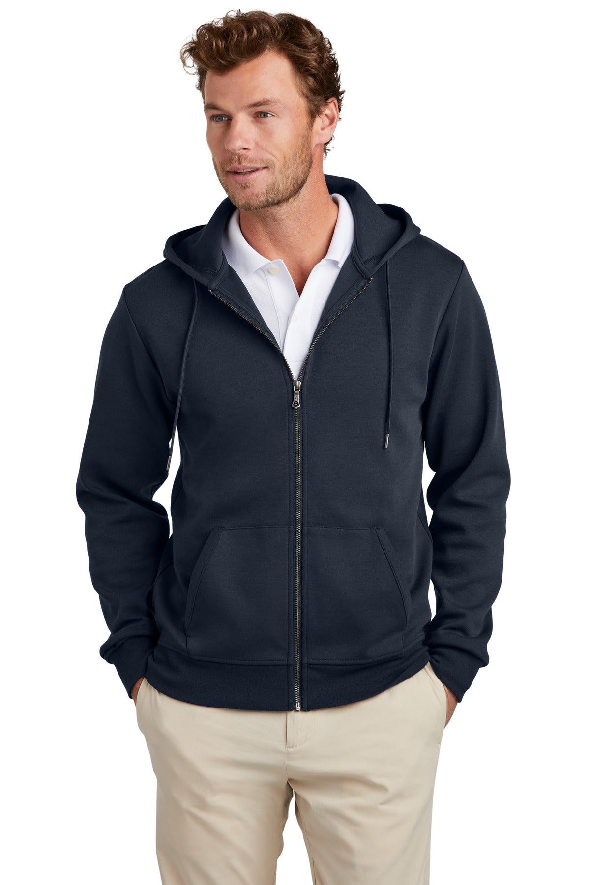 Brooks Brothers® Double-Knit Full-Zip Hoodie