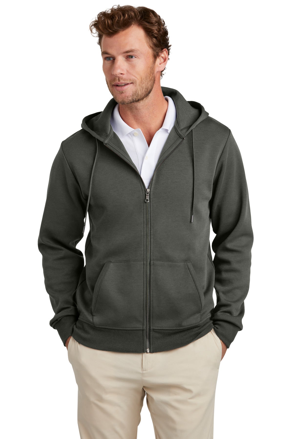 Brooks Brothers® Double-Knit Full-Zip Hoodie