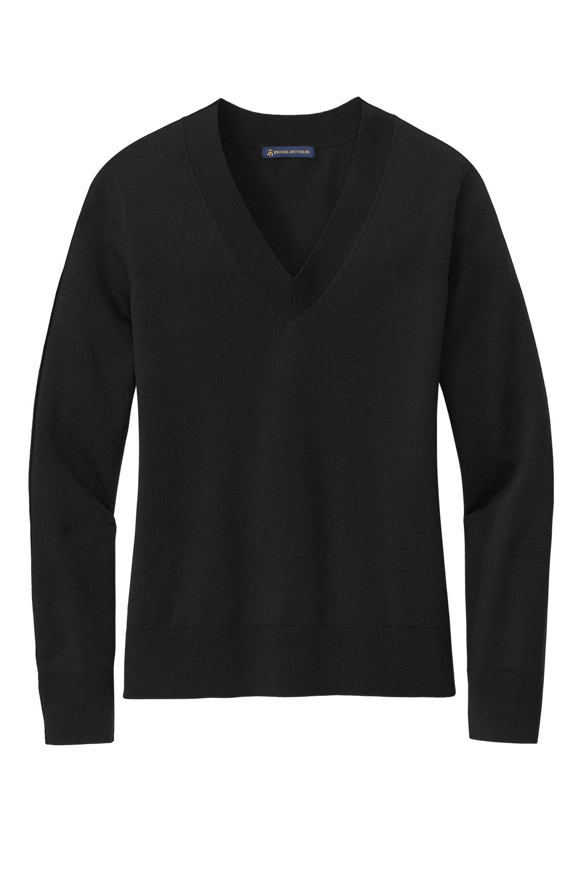 Brooks Brothers® Women's Cotton Stretch V-Neck Sweater