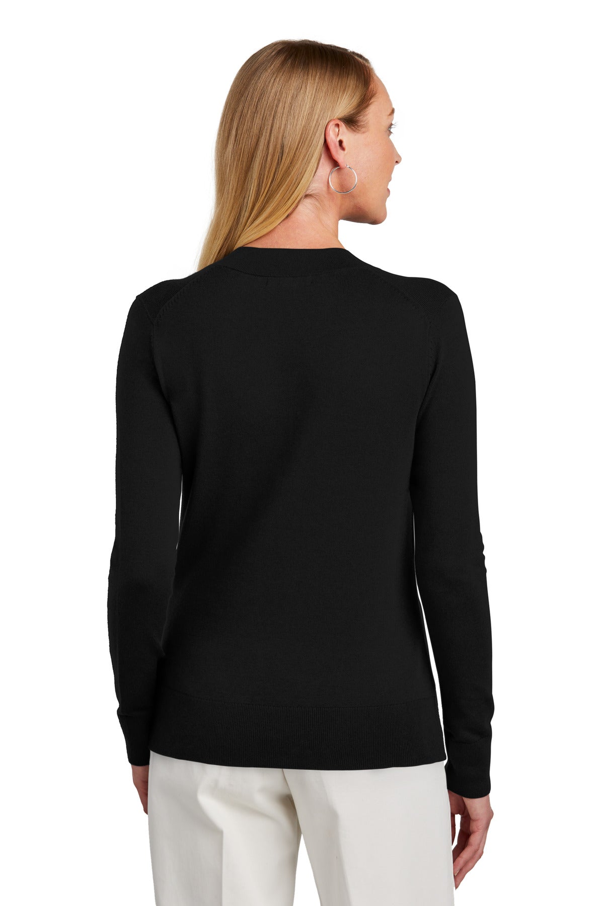 Brooks Brothers® Women's Cotton Stretch V-Neck Sweater