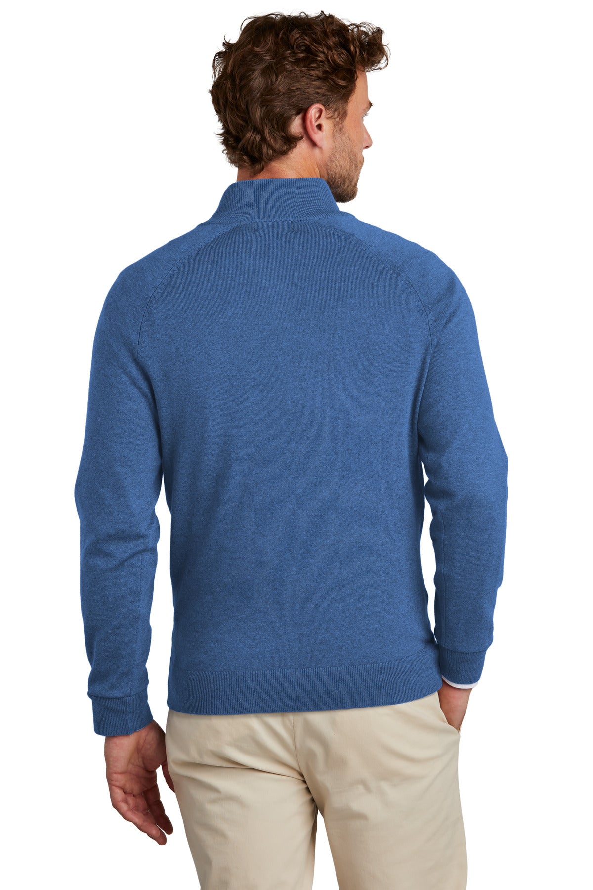 Brooks Brothers® Cotton Stretch 1/4-Zip Sweater