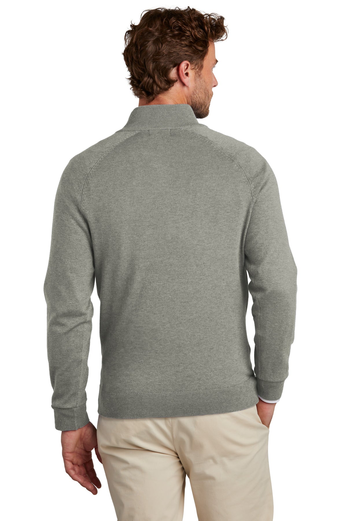 Brooks Brothers® Cotton Stretch 1/4-Zip Sweater