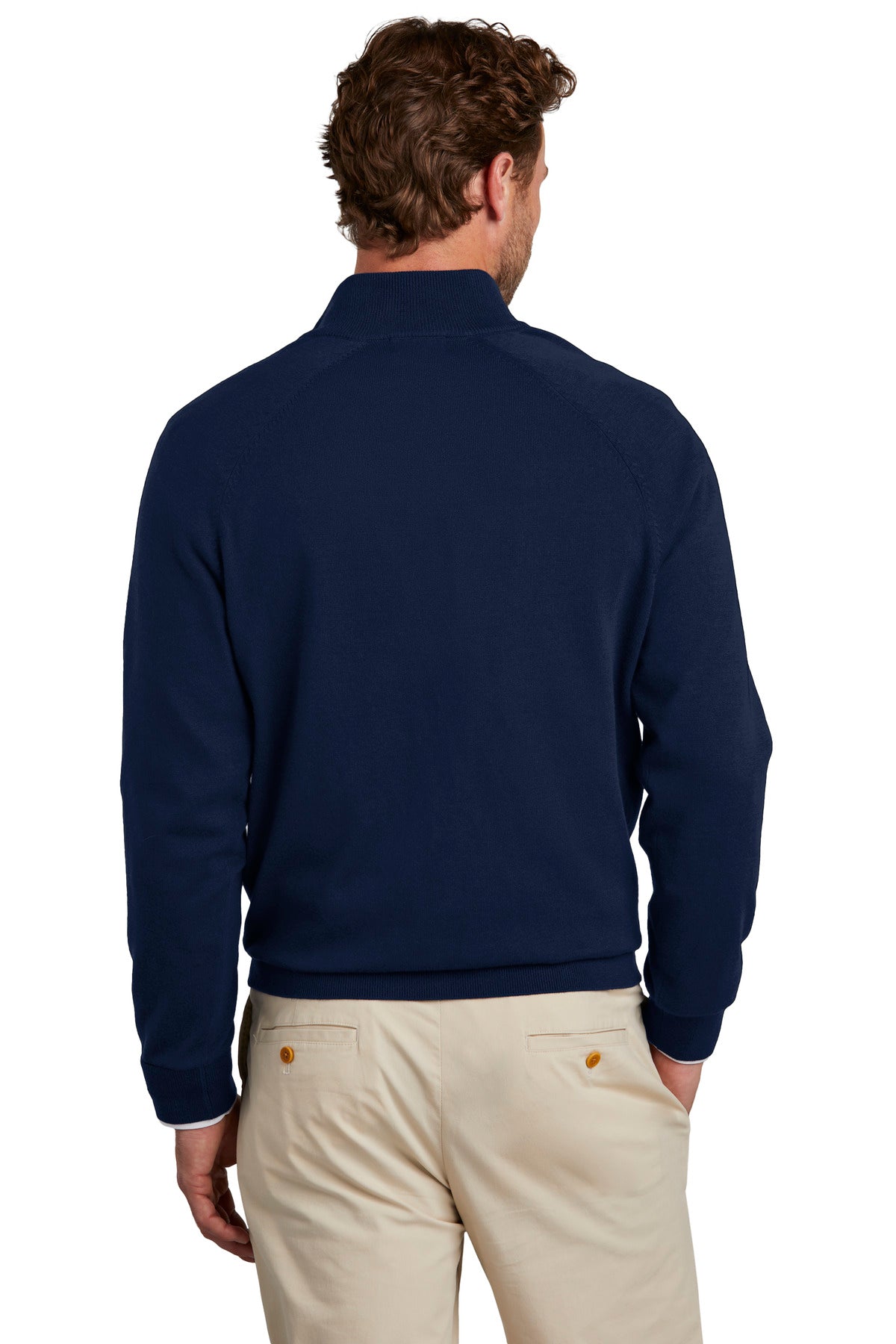 Brooks Brothers® Cotton Stretch 1/4-Zip Sweater