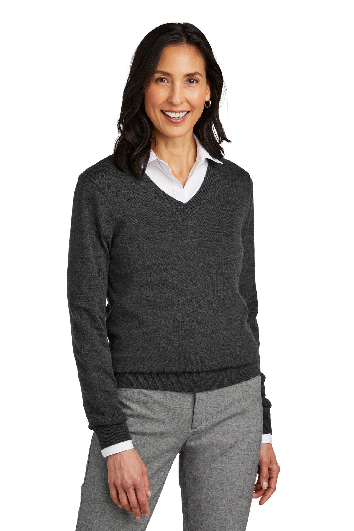 Brooks Brothers® Women's Washable Merino V-Neck Sweater