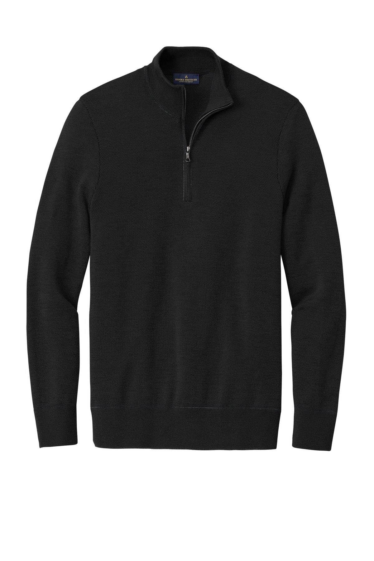 Brooks Brothers® Washable Merino Birdseye 1/4-Zip Sweater