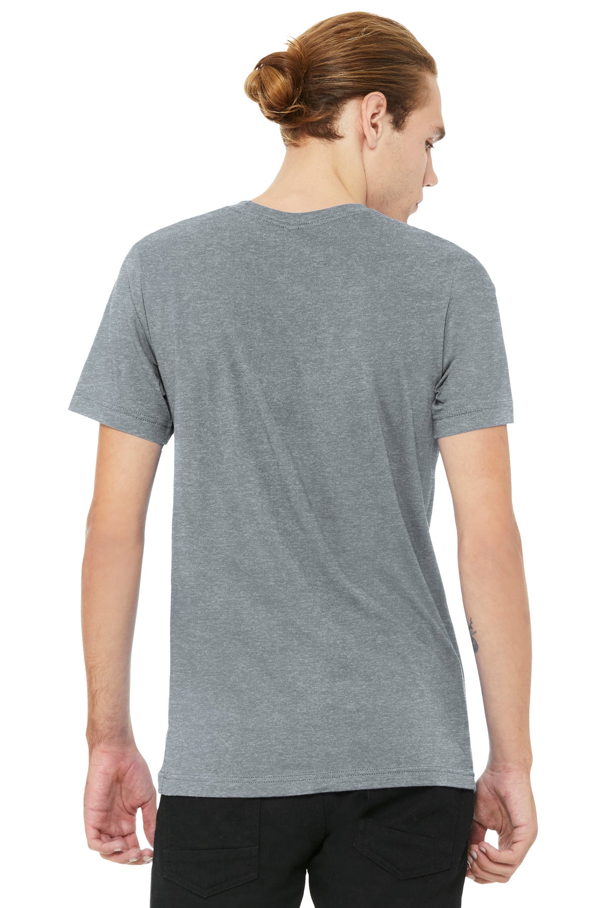 BELLA+CANVAS® Unisex Heather CVC V-Neck Tee