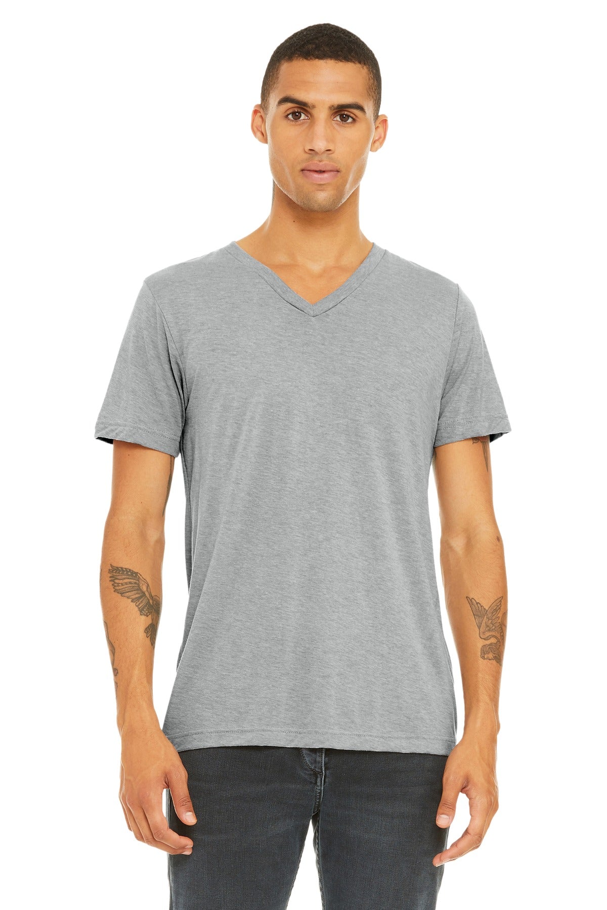 BELLA+CANVAS® Unisex Triblend Short Sleeve V-Neck Te