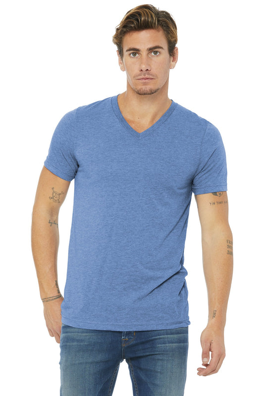 BELLA+CANVAS® Unisex Triblend Short Sleeve V-Neck Te