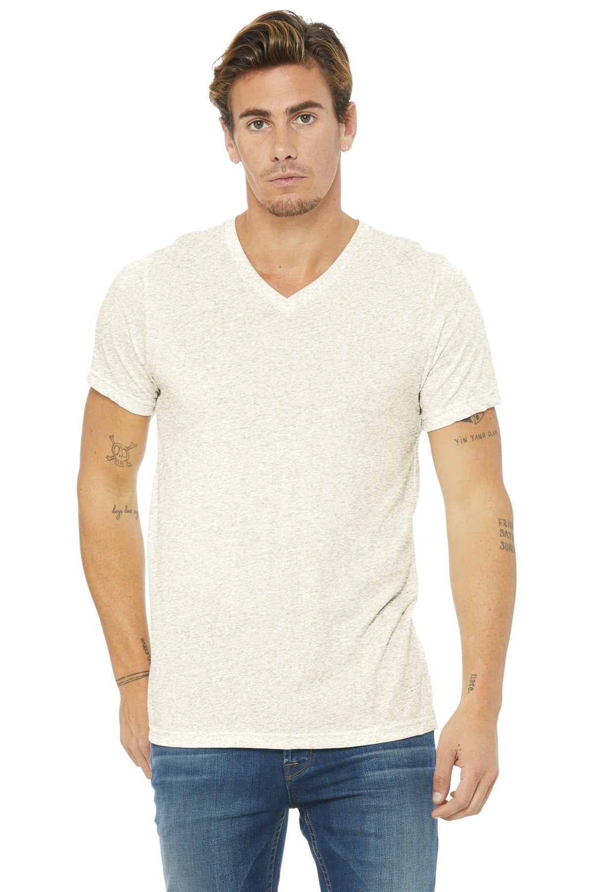 BELLA+CANVAS® Unisex Triblend Short Sleeve V-Neck Te