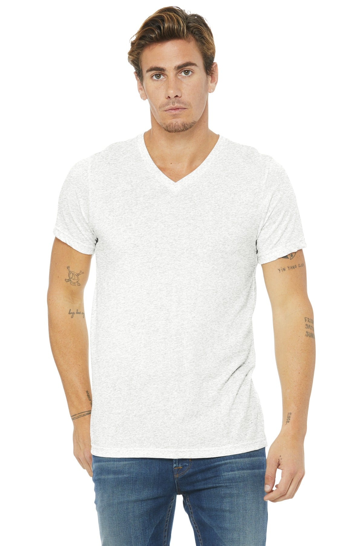 BELLA+CANVAS® Unisex Triblend Short Sleeve V-Neck Te