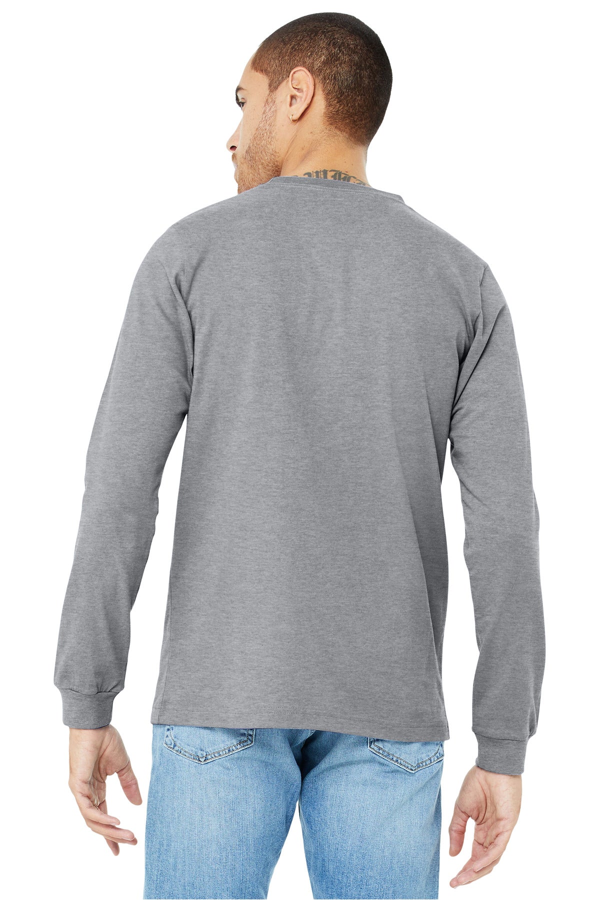 BELLA+CANVAS® Unisex Heather CVC Long Sleeve Tee