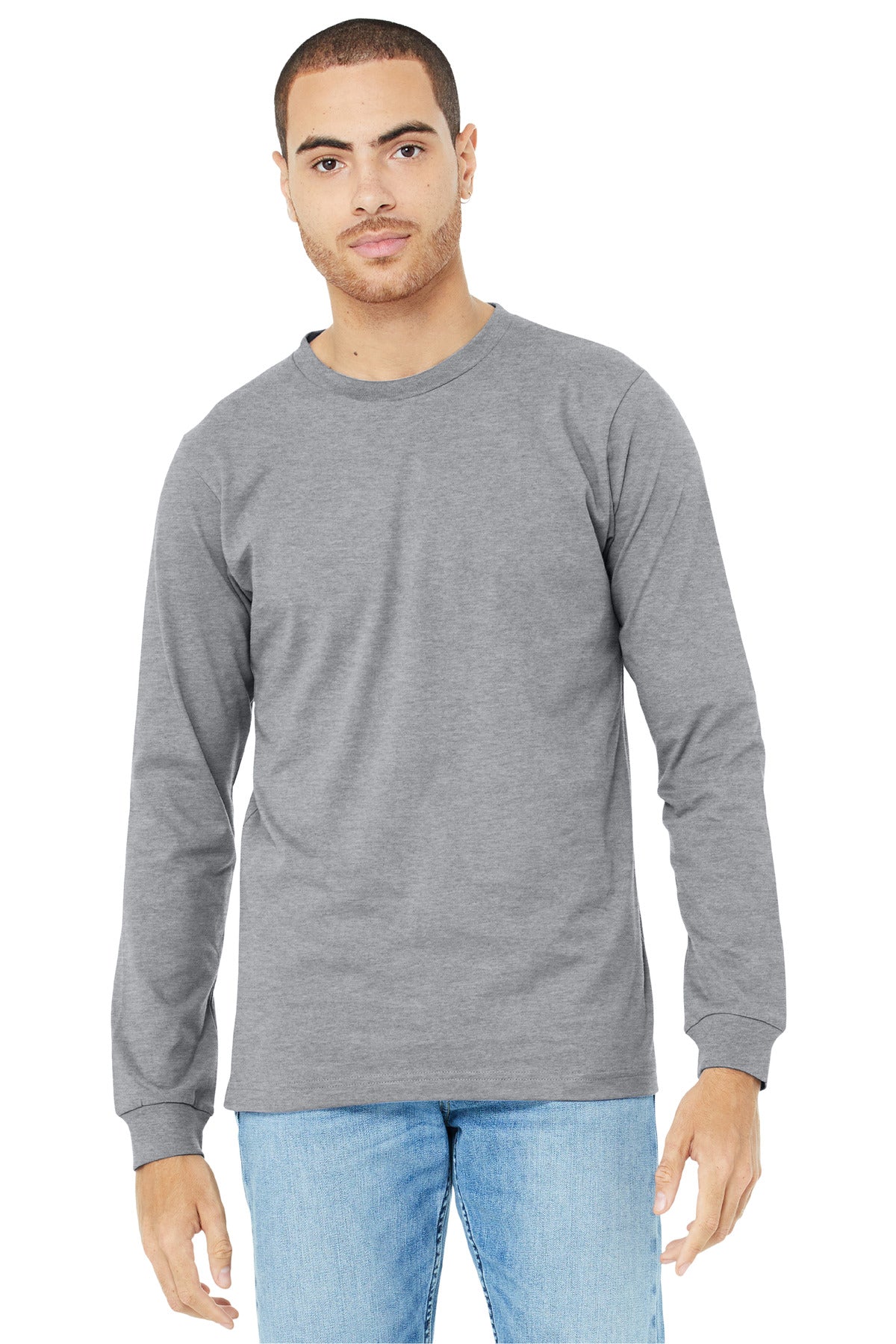 BELLA+CANVAS® Unisex Heather CVC Long Sleeve Tee