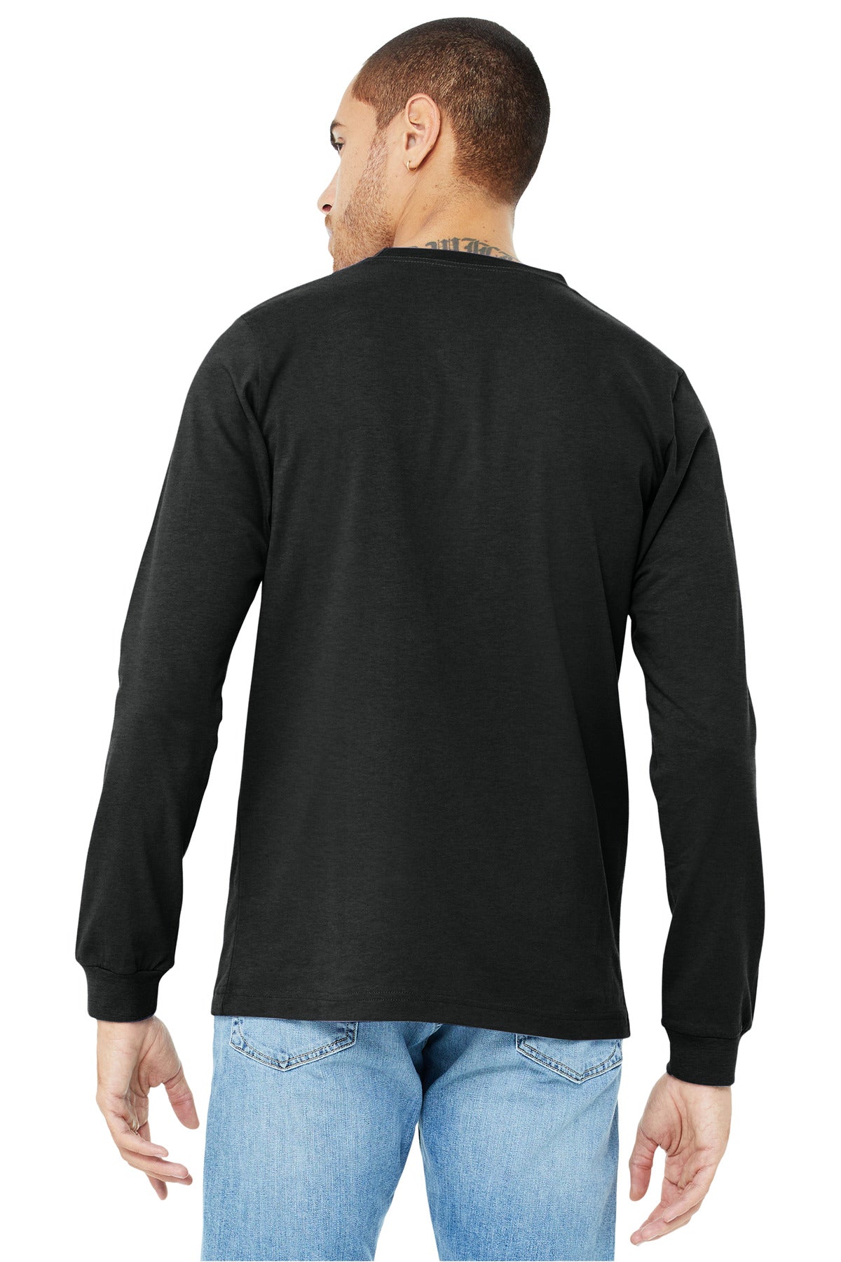 BELLA+CANVAS® Unisex Heather CVC Long Sleeve Tee