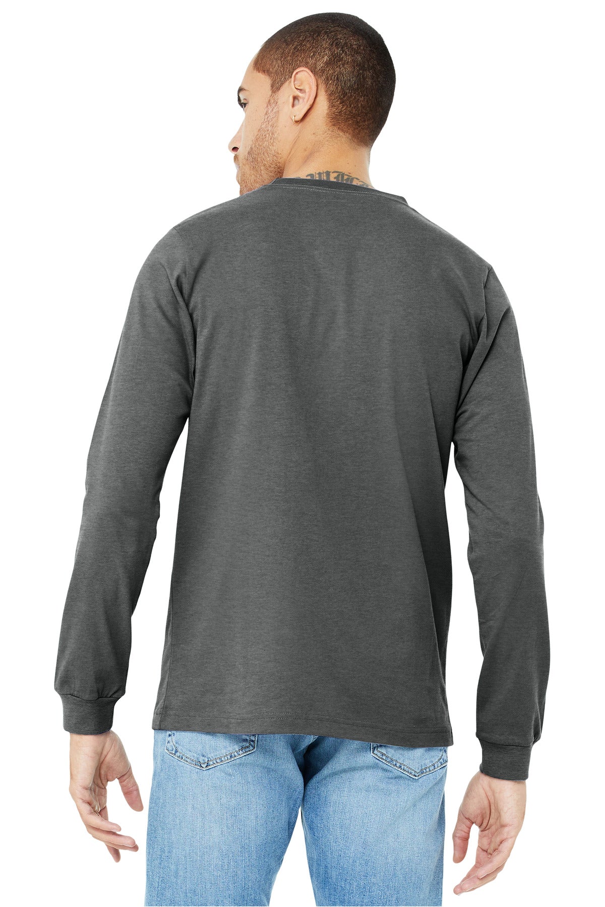 BELLA+CANVAS® Unisex Heather CVC Long Sleeve Tee