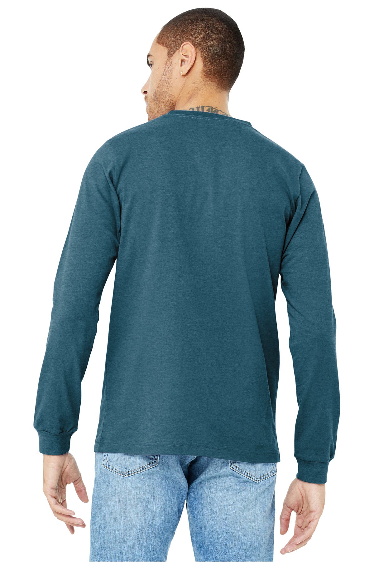 BELLA+CANVAS® Unisex Heather CVC Long Sleeve Tee