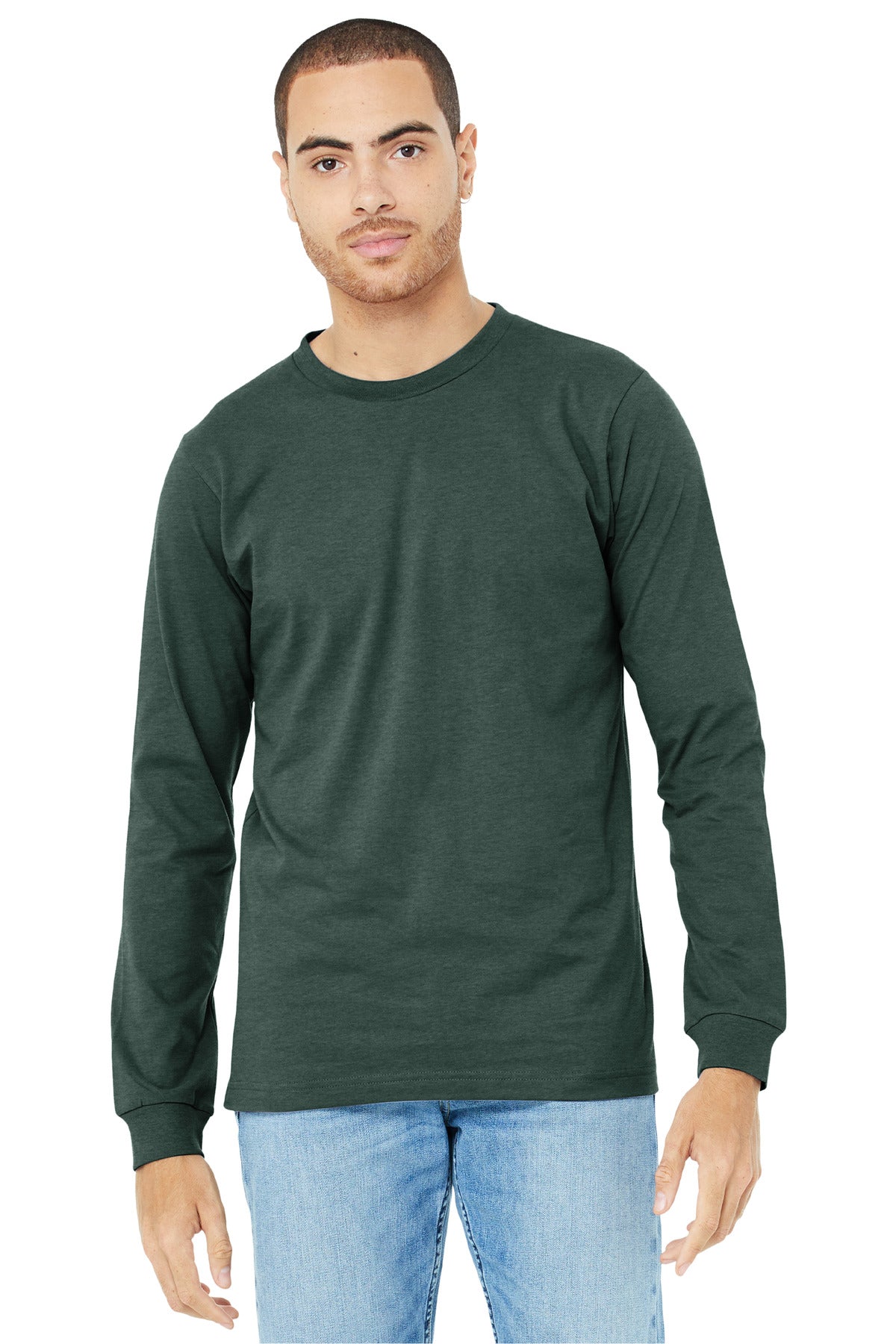 BELLA+CANVAS® Unisex Heather CVC Long Sleeve Tee