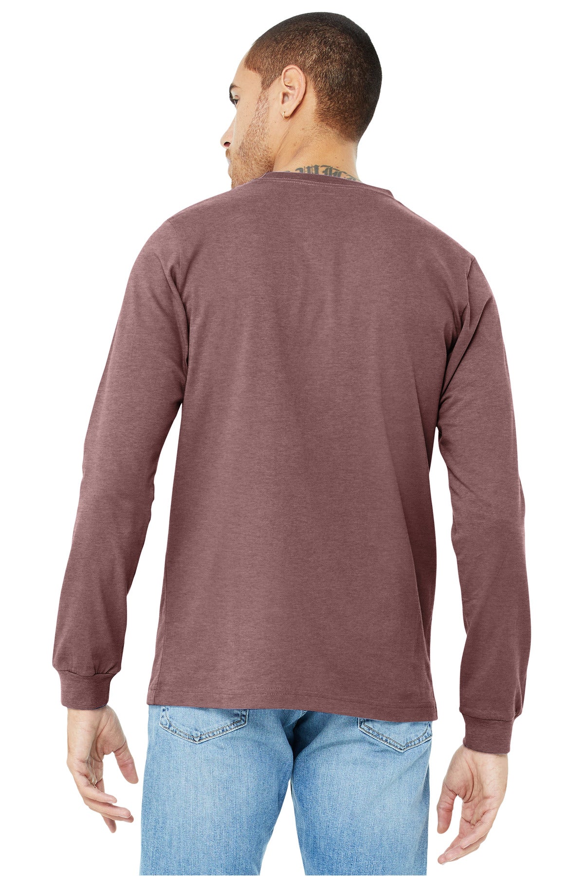 BELLA+CANVAS® Unisex Heather CVC Long Sleeve Tee