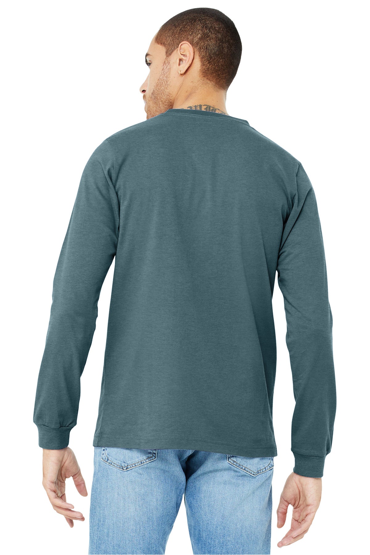 BELLA+CANVAS® Unisex Heather CVC Long Sleeve Tee