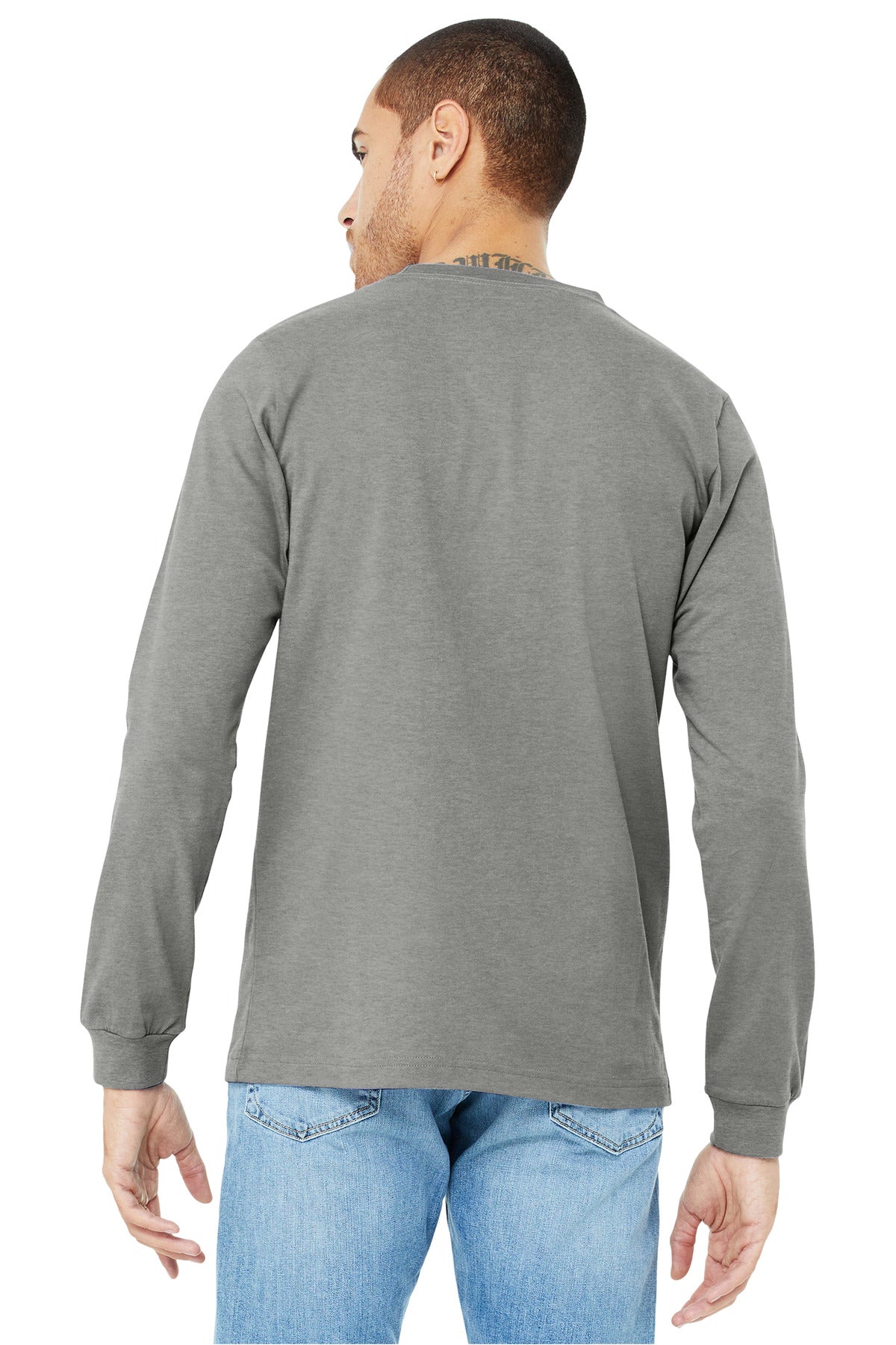 BELLA+CANVAS® Unisex Heather CVC Long Sleeve Tee