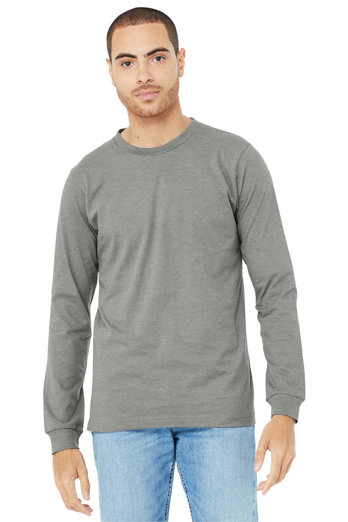 BELLA+CANVAS® Unisex Heather CVC Long Sleeve Tee