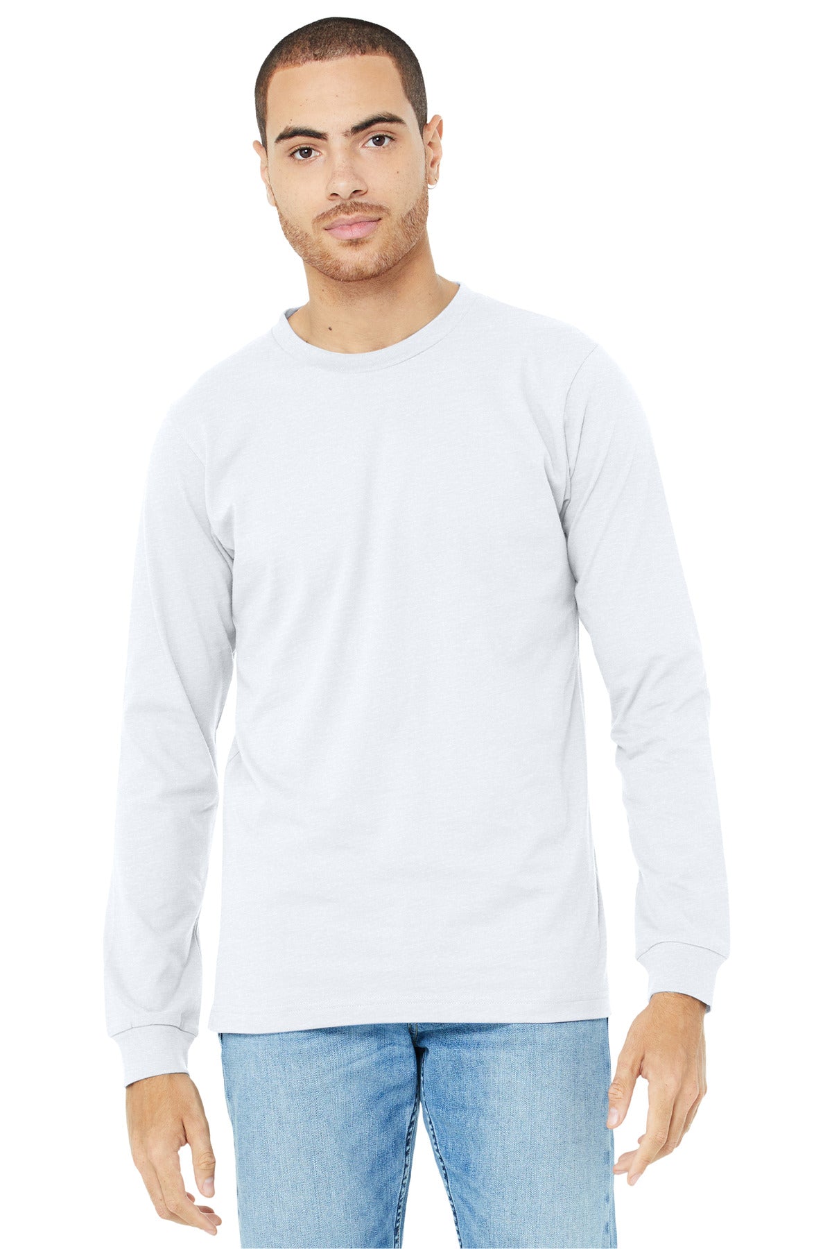 BELLA+CANVAS® Unisex Heather CVC Long Sleeve Tee