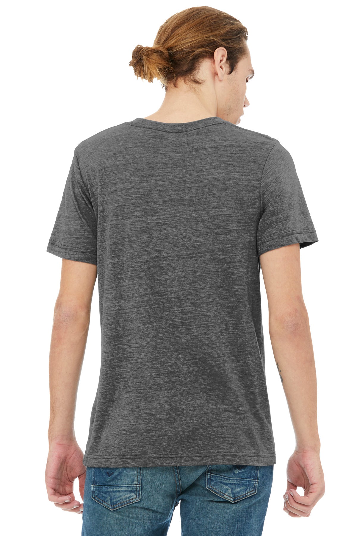 BELLA+CANVAS® Unisex Textured Jersey V-Neck Tee