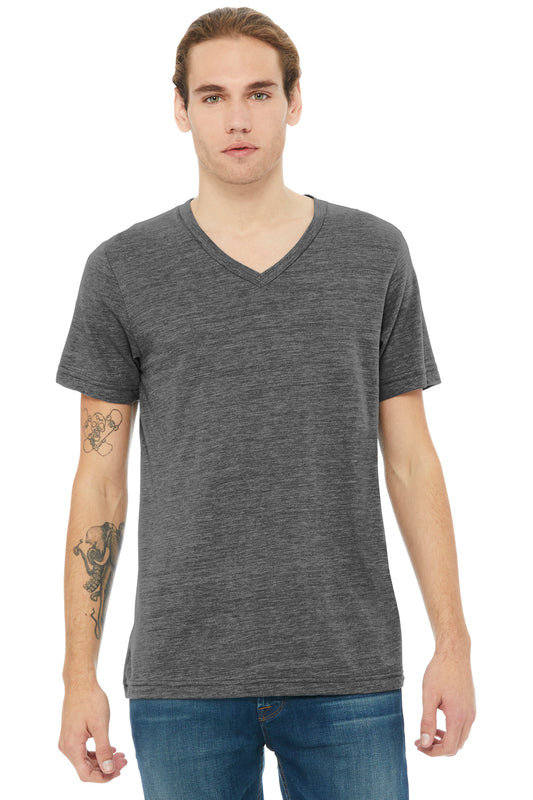 BELLA+CANVAS® Unisex Textured Jersey V-Neck Tee