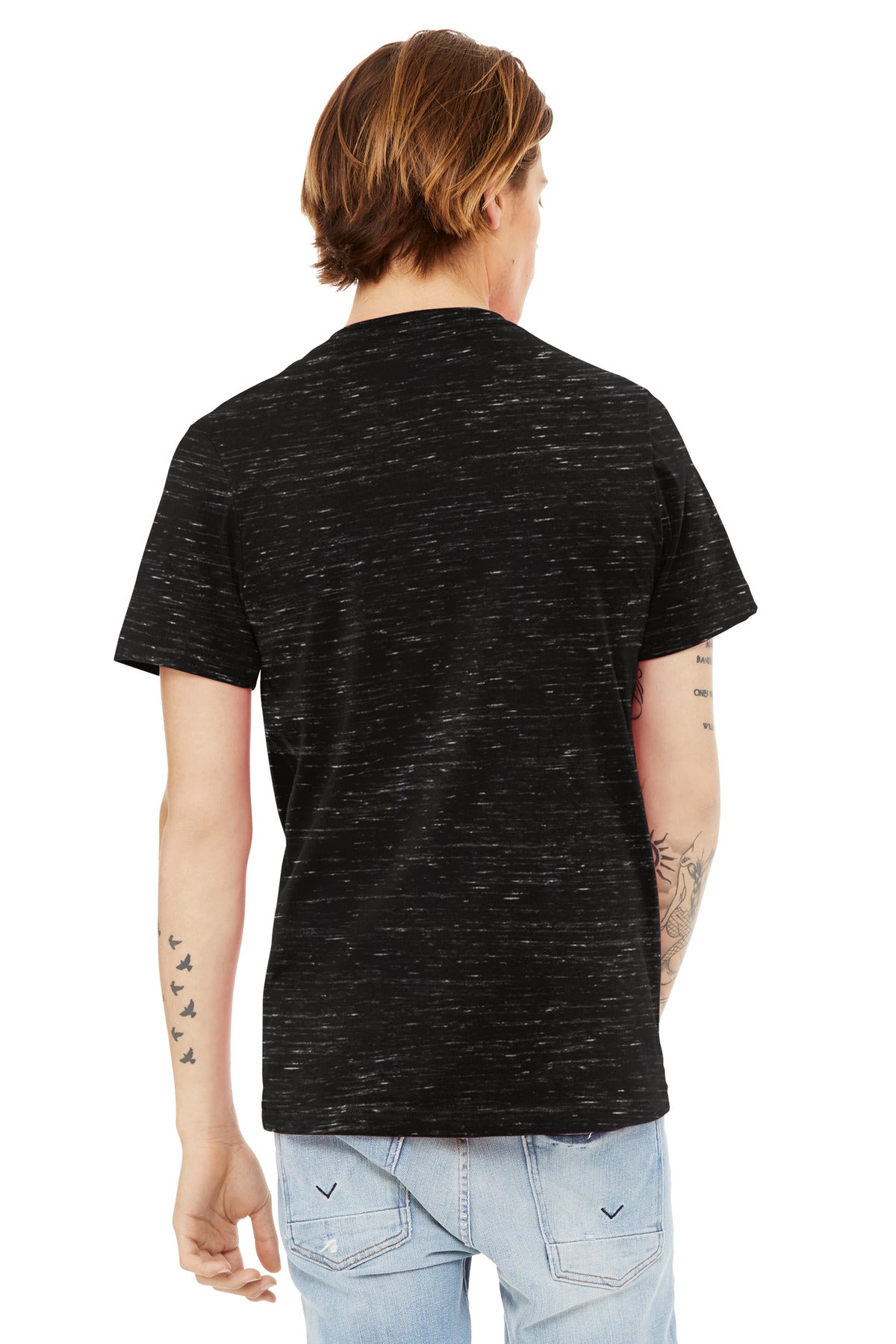 BELLA+CANVAS® Unisex Textured Jersey V-Neck Tee