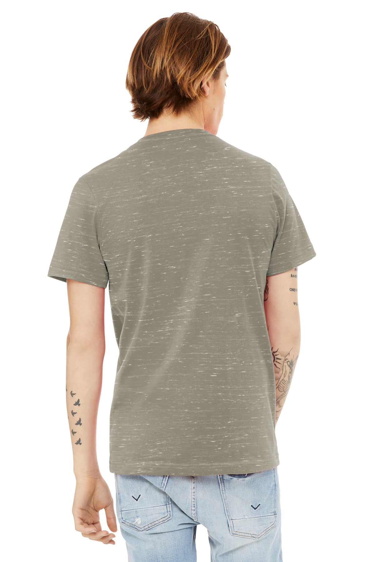 BELLA+CANVAS® Unisex Textured Jersey V-Neck Tee