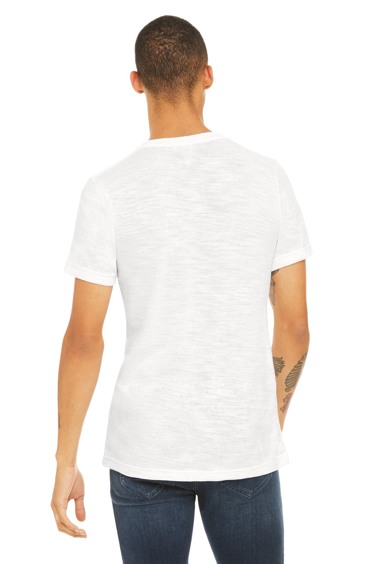 BELLA+CANVAS® Unisex Textured Jersey V-Neck Tee