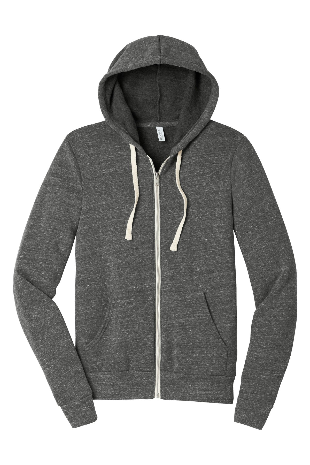 BELLA+CANVAS® Unisex Triblend Sponge Fleece Full-Zip Hoodie