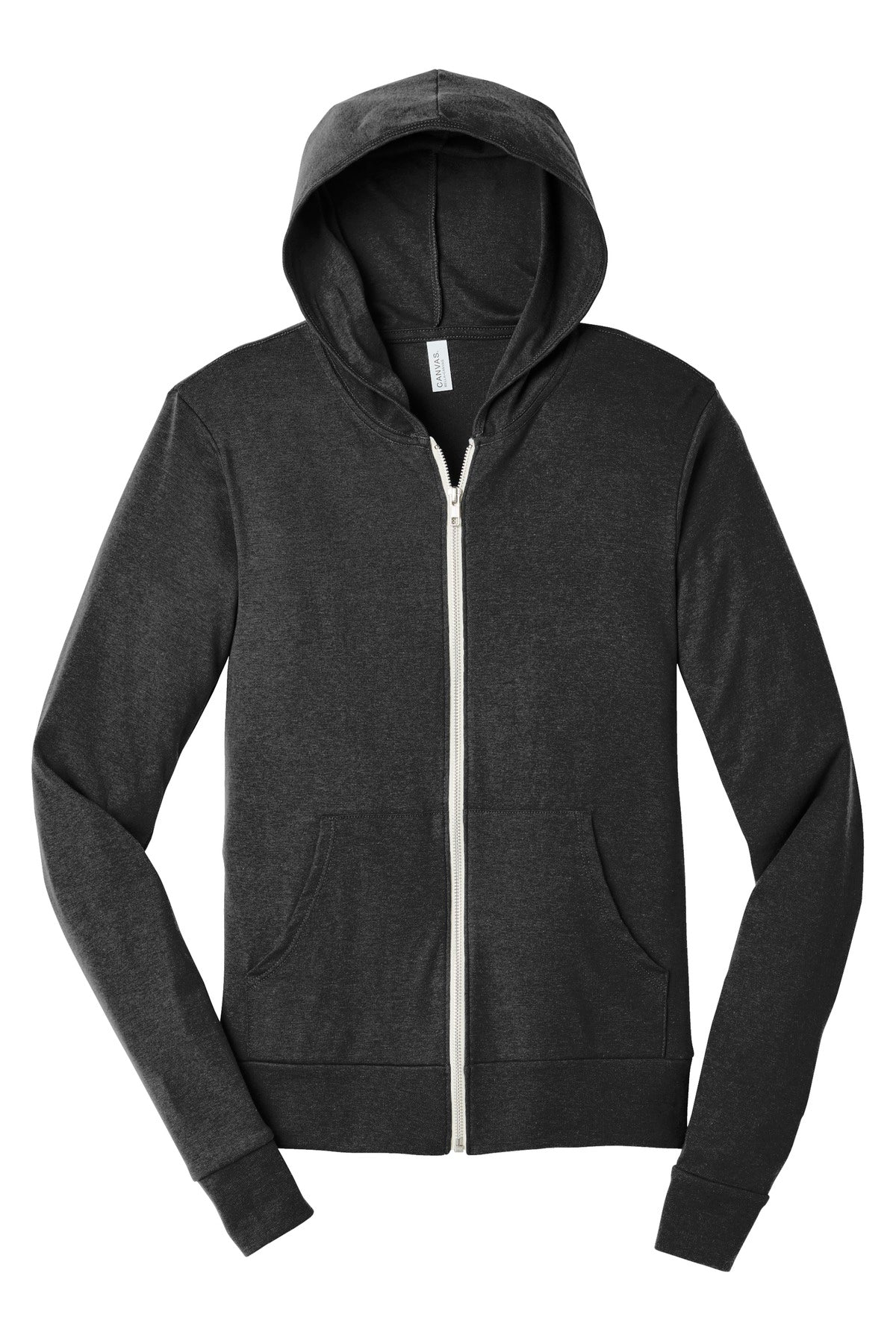 BELLA+CANVAS® Unisex Triblend Full-Zip Lightweight Hoodie