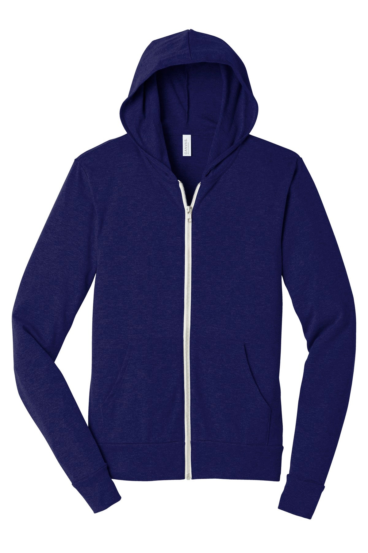 BELLA+CANVAS® Unisex Triblend Full-Zip Lightweight Hoodie