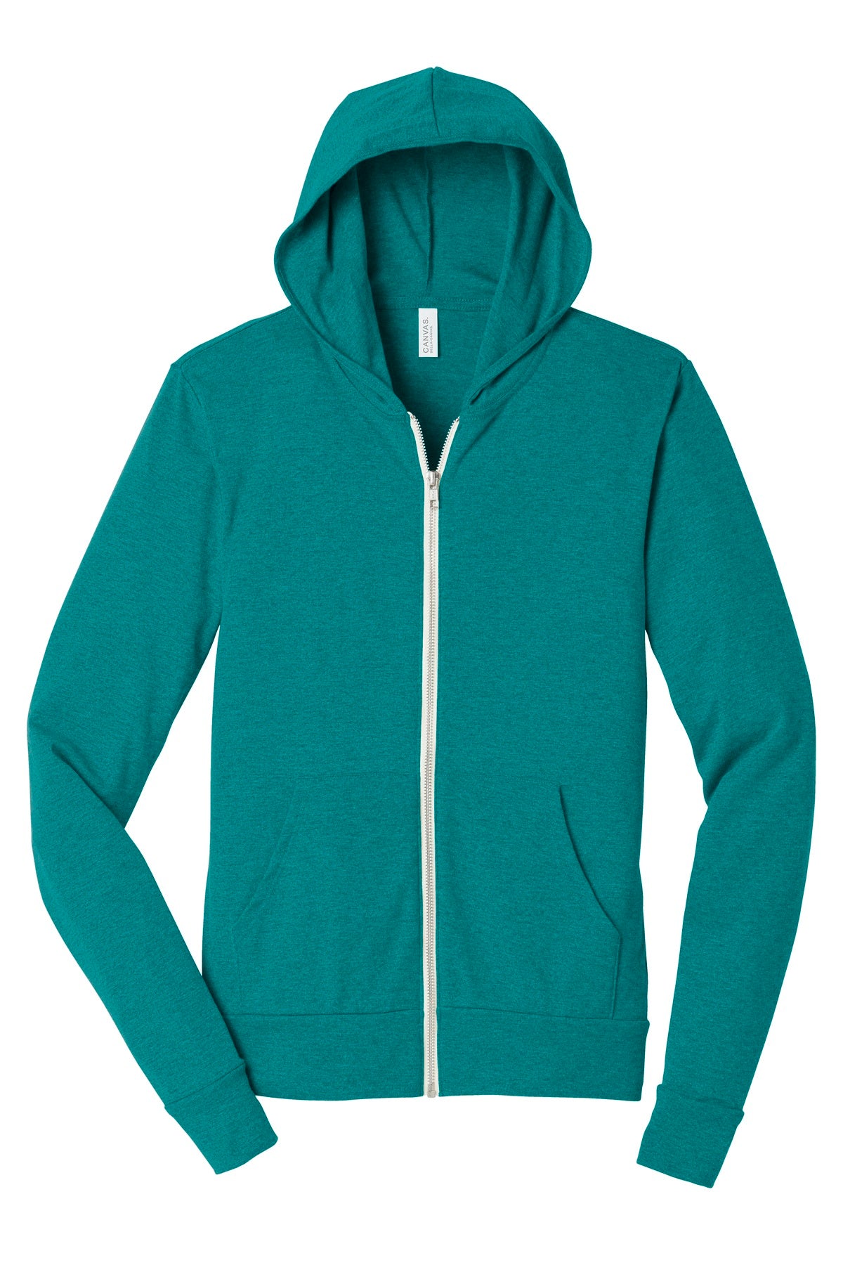 BELLA+CANVAS® Unisex Triblend Full-Zip Lightweight Hoodie