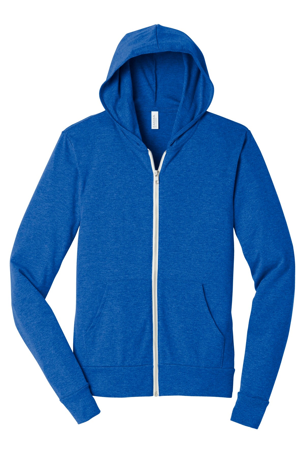 BELLA+CANVAS® Unisex Triblend Full-Zip Lightweight Hoodie