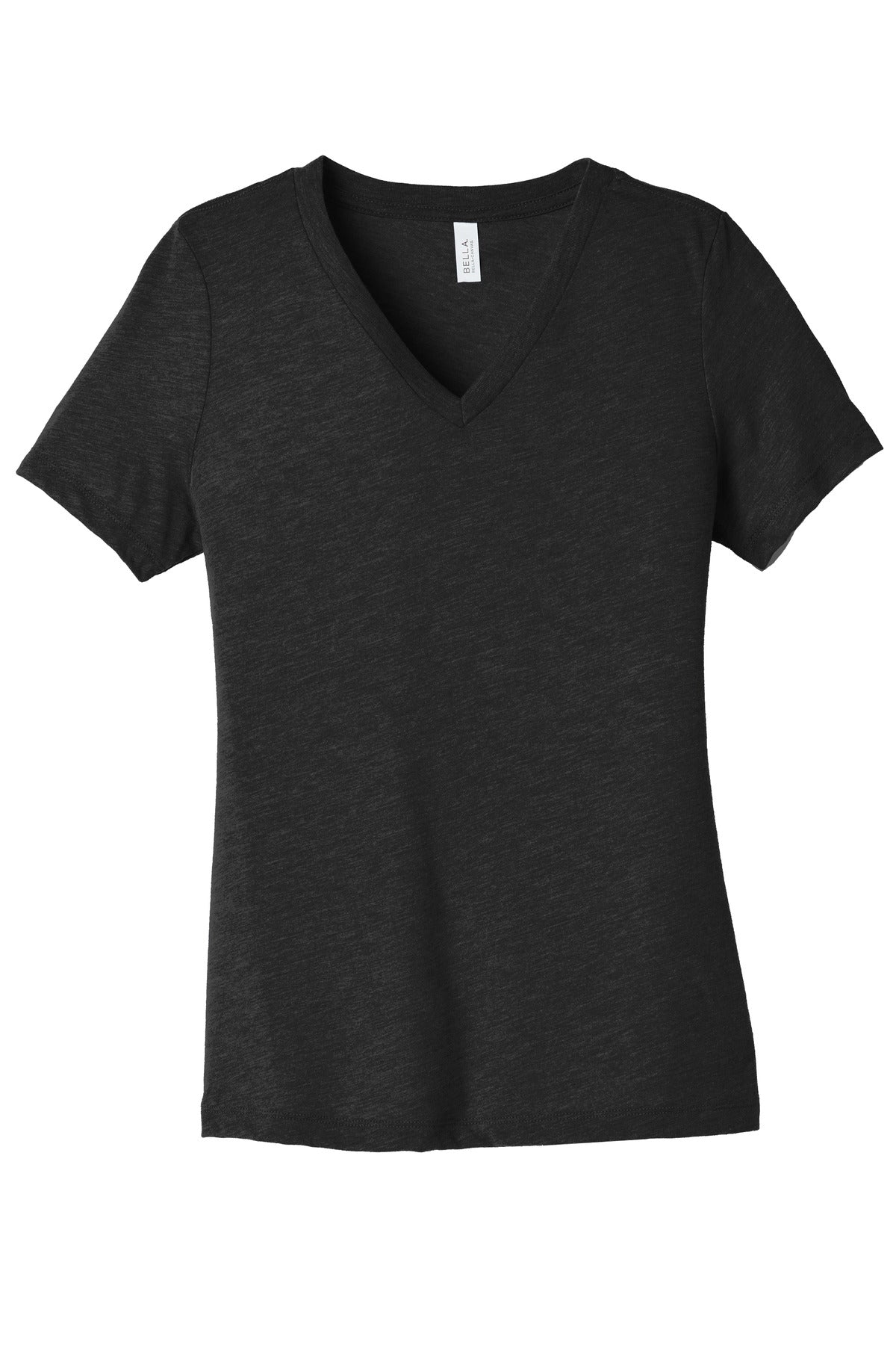 BELLA+CANVAS® Women's Relaxed Heather CVC V-Neck Tee