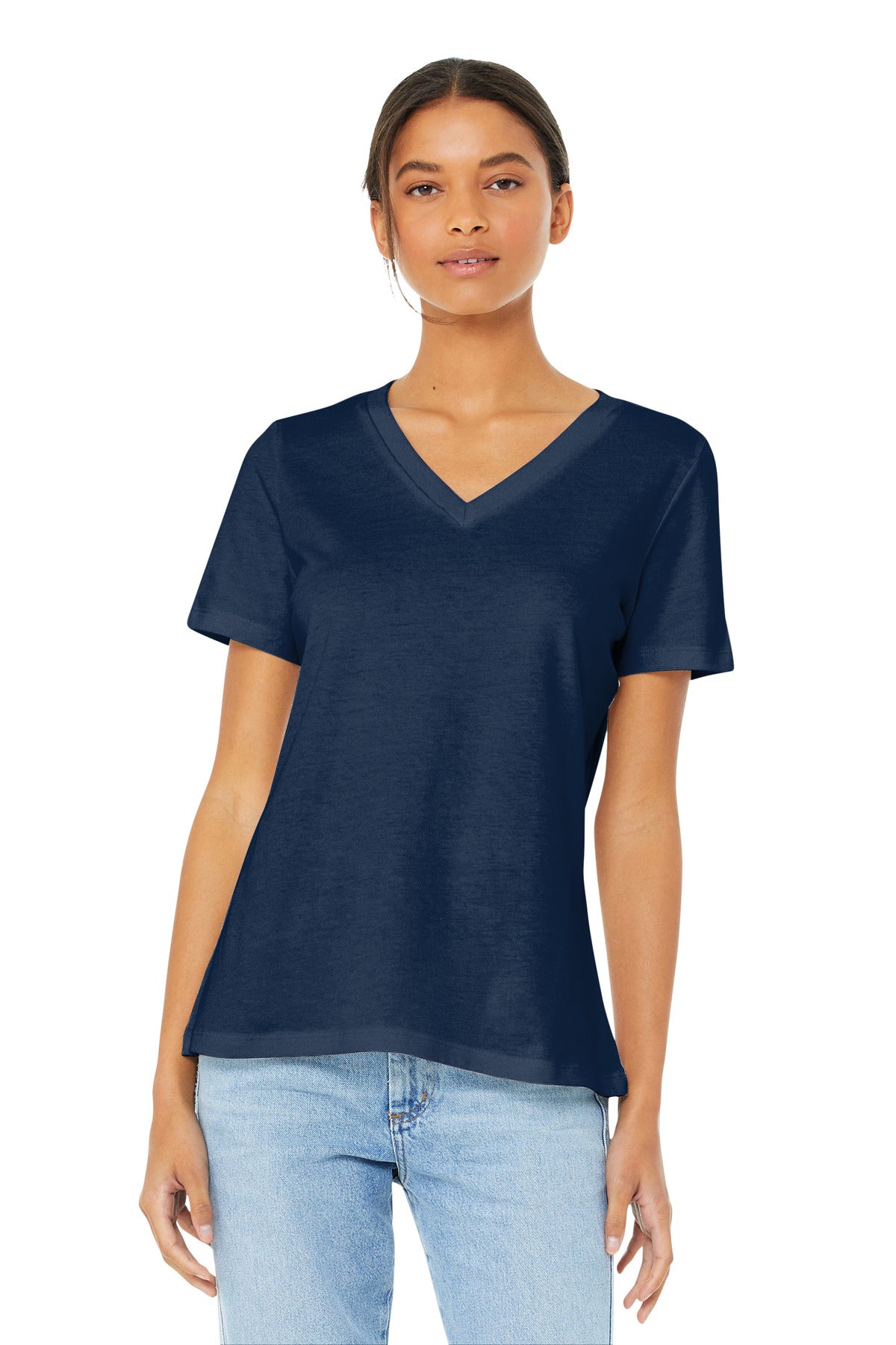 BELLA+CANVAS® Women's Relaxed Jersey Short Sleeve V-Neck Tee