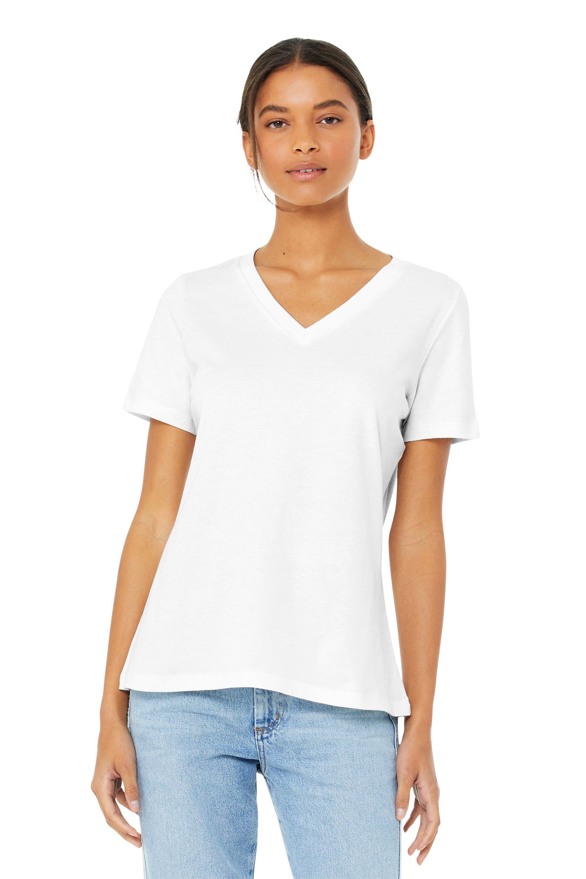 BELLA+CANVAS® Women's Relaxed Jersey Short Sleeve V-Neck Tee