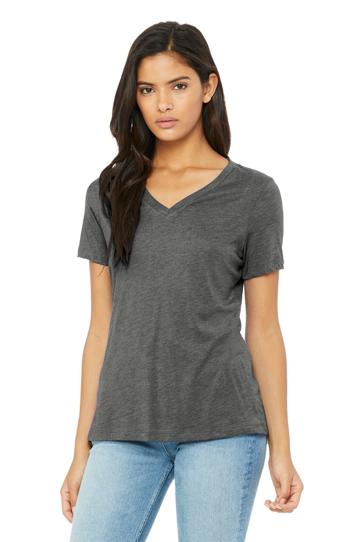 BELLA+CANVAS® Women's Relaxed Triblend V-Neck Tee