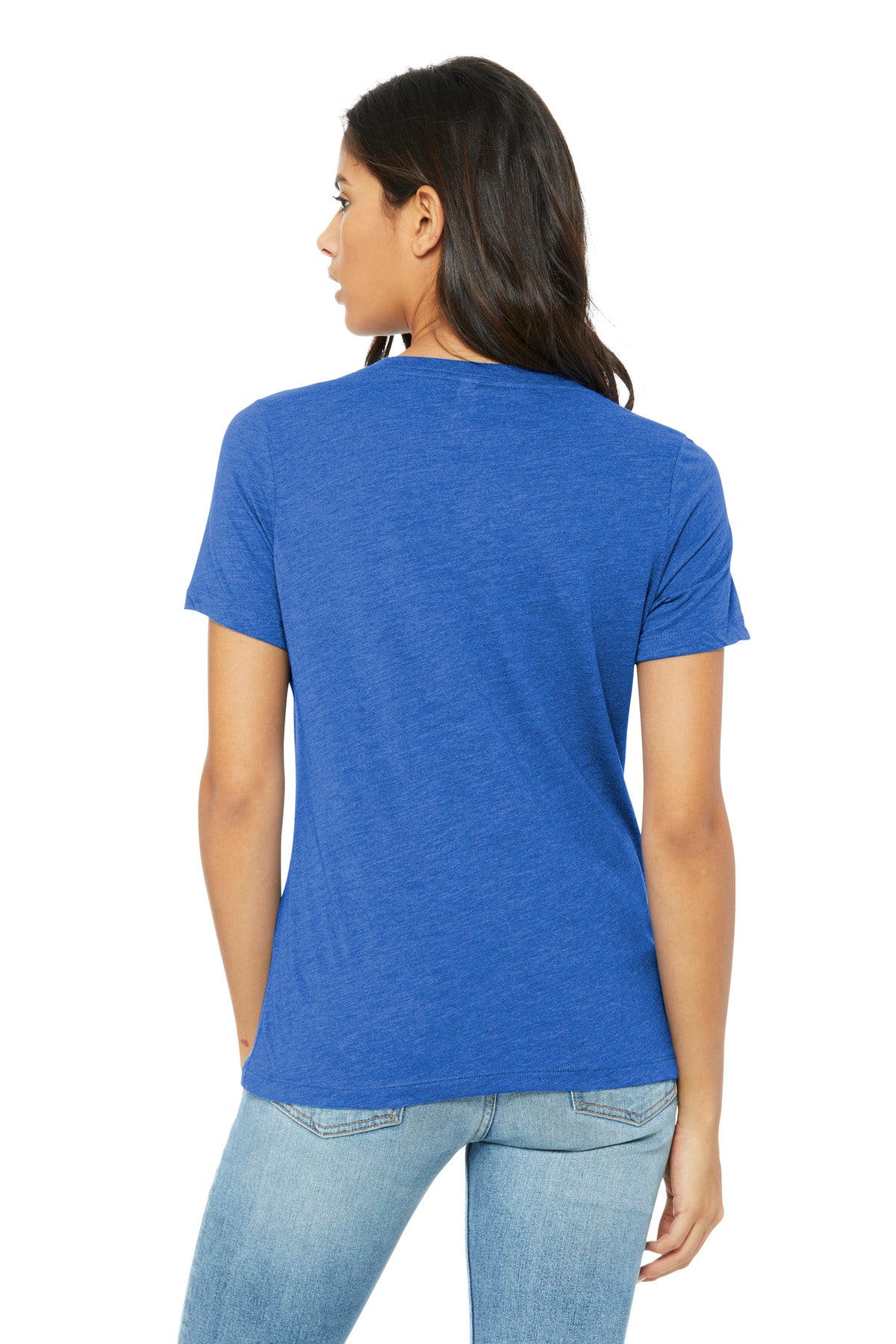 BELLA+CANVAS® Women's Relaxed Triblend V-Neck Tee