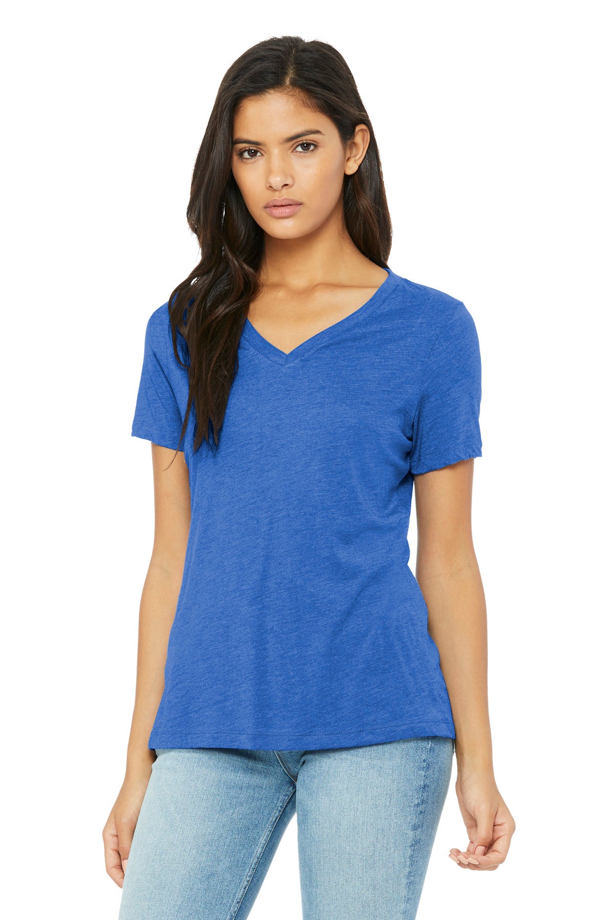 BELLA+CANVAS® Women's Relaxed Triblend V-Neck Tee