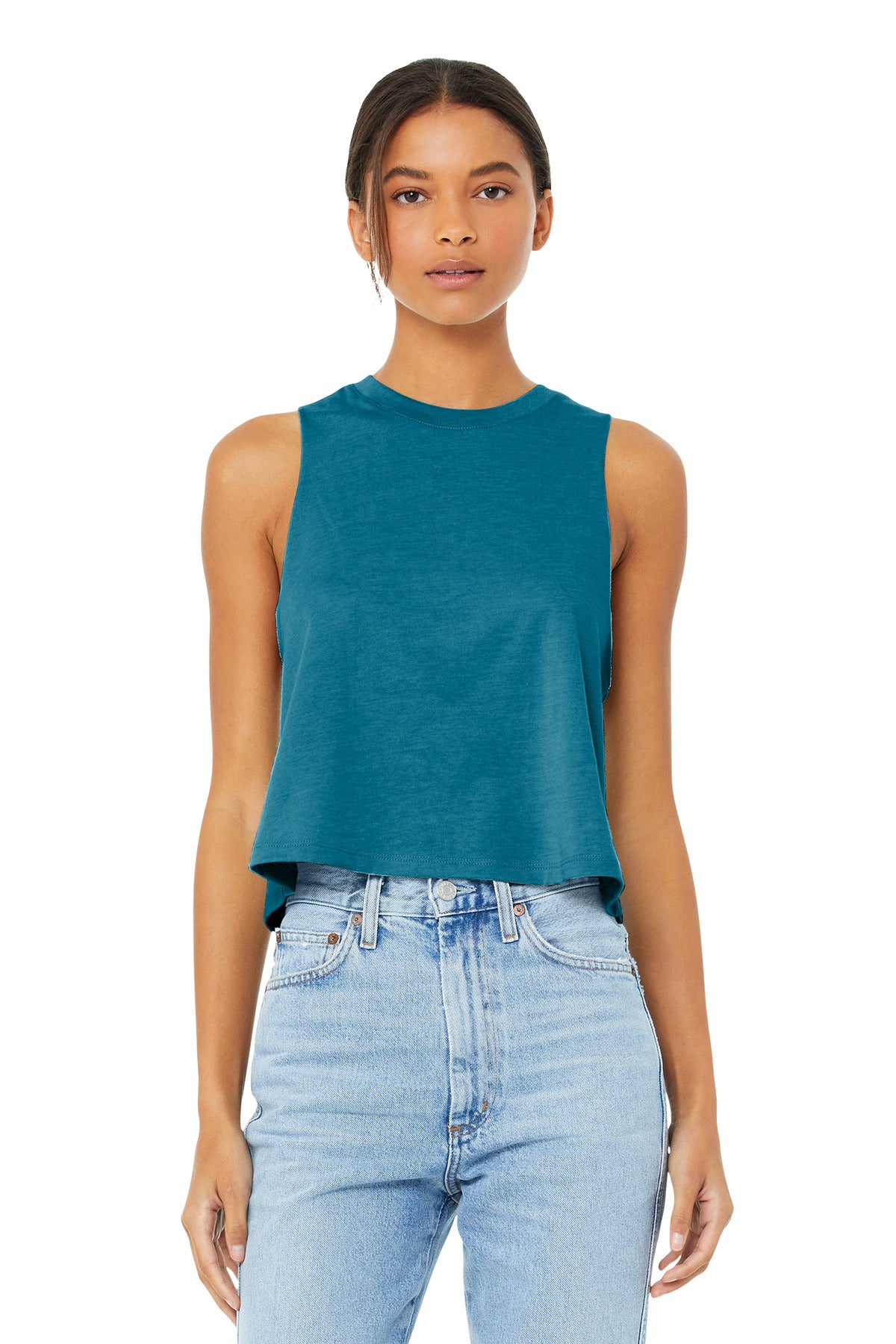 BELLA+CANVAS® Women's Racerback Cropped Tank